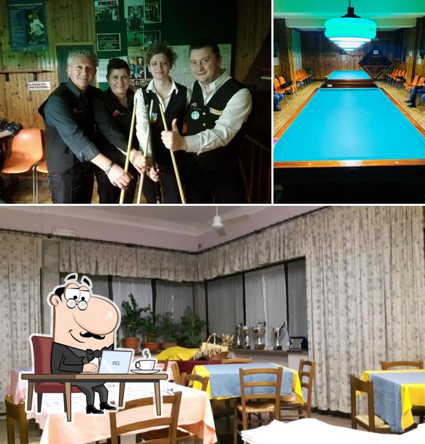 Gli interni di Bar Trattoria Da Johnson