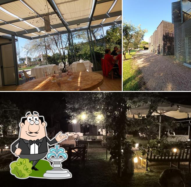 Goditi la vista dagli esterni di Casale Del Mare