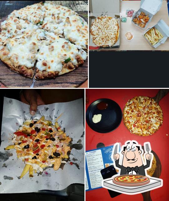 Try out pizza at Chizza&Pizza Corner