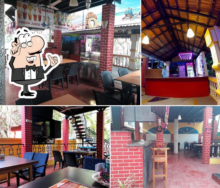 The interior of Fish 'N' Curries Bar & restaurant