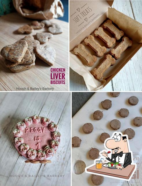 Food at Hooch & Bailey's Barkery. Homemade Dog bakery kochi