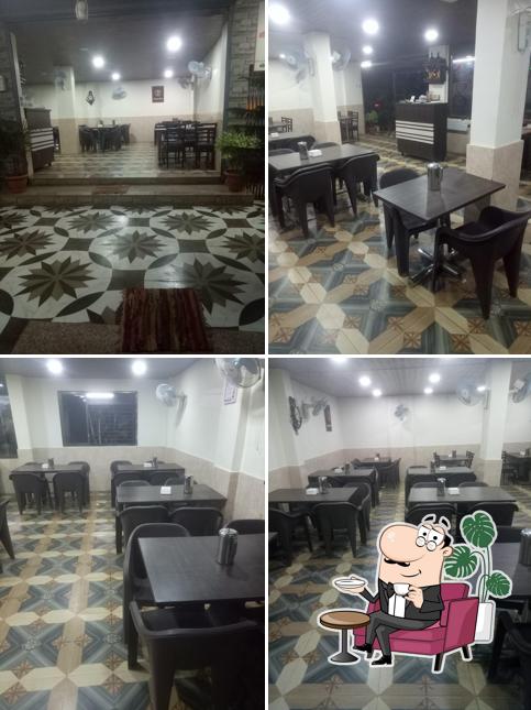 The interior of Hotel SAI KRUPA