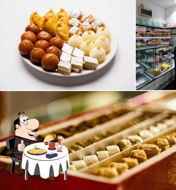 Cheese plate at Kalra Sweets