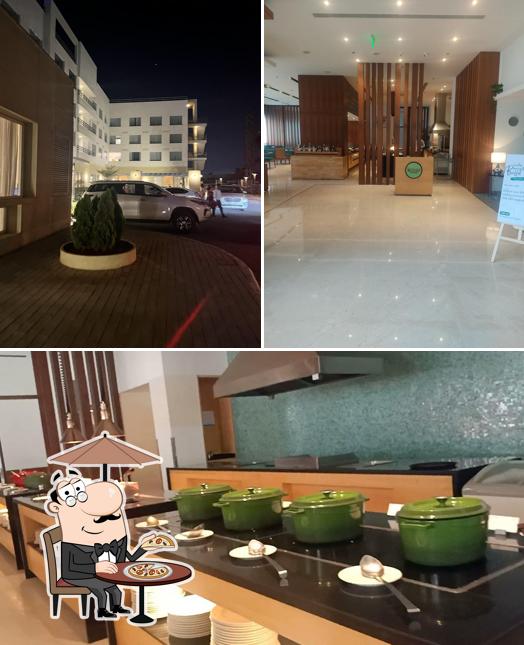 Among various things one can find exterior and interior at Kovai Kitchen