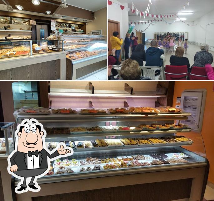 Questa è la immagine che presenta la interni e cibo di L'angolo del Pane