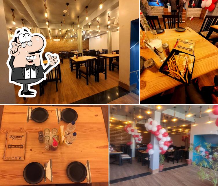 The interior of Shyam Restro and Cafe