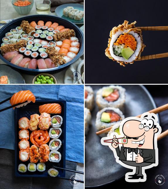 Prenditi le varie opzioni di sushi