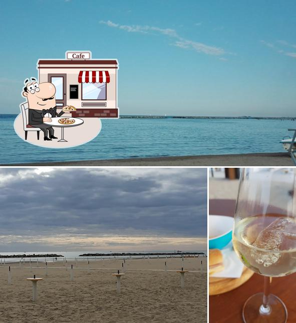 La foto di esterno e bevanda da Bar Spiaggia