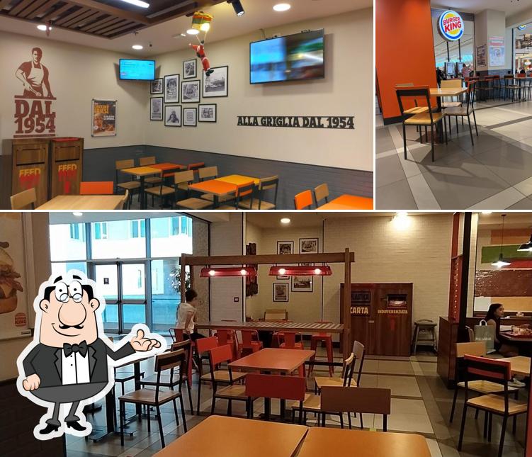 Dai un'occhiata agli interni di Burger King