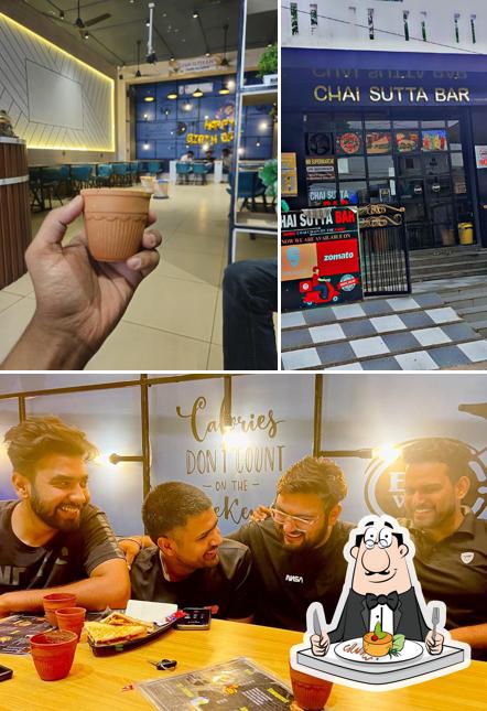This is the photo showing food and interior at Chai Sutta Bar