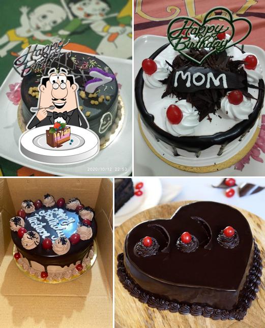 Chocolate cake at Krishna Bakery