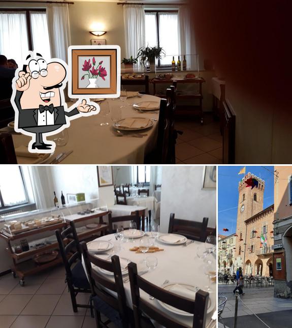 Gli interni di Le due lanterne
