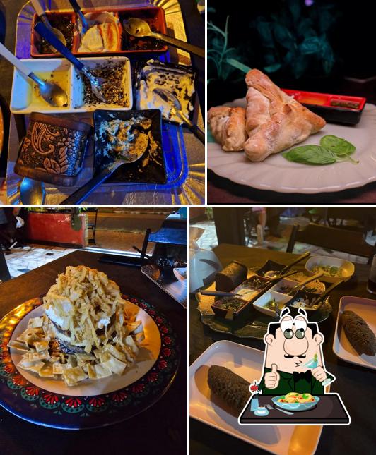 Platos en Maktub Comida árabe artesanal