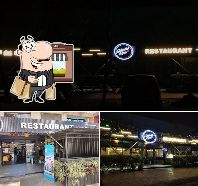 The exterior of Mohabbat Desi Restaurant