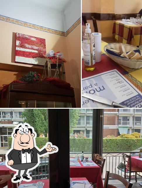 Gli interni di Cuor di Sasso Trattoria