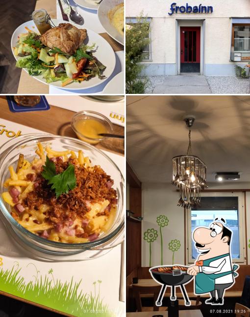 Prova i piatti di carne a Restaurant Frohsinn