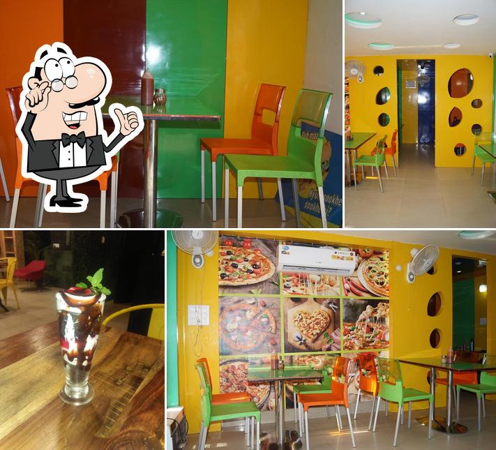 The interior of Pizza Republic