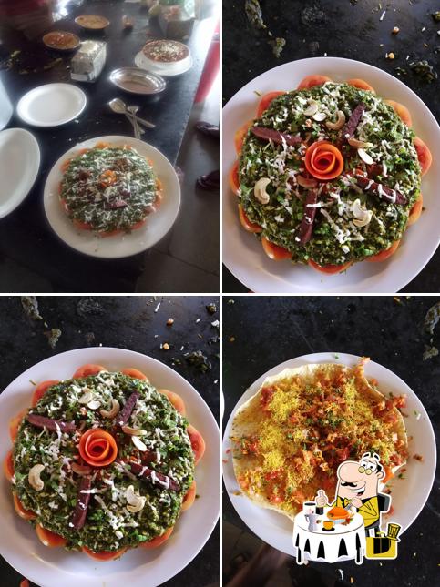 Food at Rajasthani Rajpurohit Dhaba
