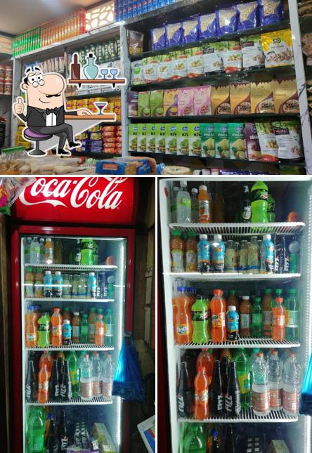 Check out how Santosh bakery and sweets and ice cream parlour dry fruits looks inside