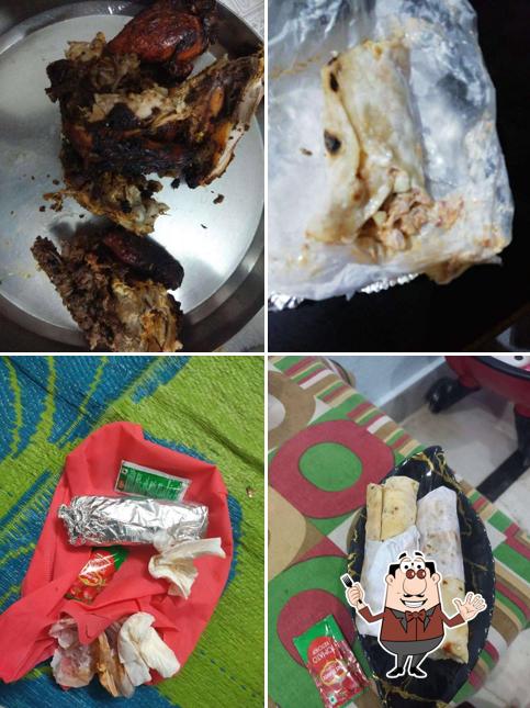 Food at Wot A Shawarma