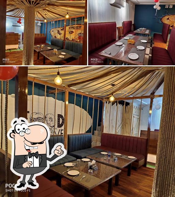 Take a seat at one of the tables at THE VINTAGE GRILL