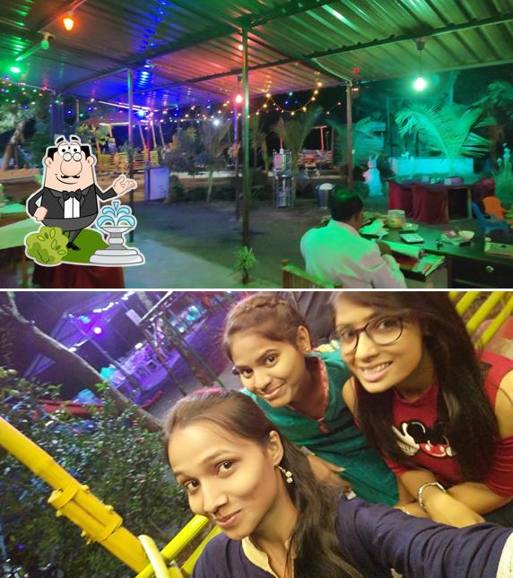You can get some fresh air at the outside area of Toran - A Family Restaurant