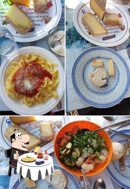 Piatto di formaggi al Trattoria Bar Alpino