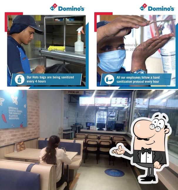 Check out how Domino's Pizza Hopital, Bengaluru looks inside