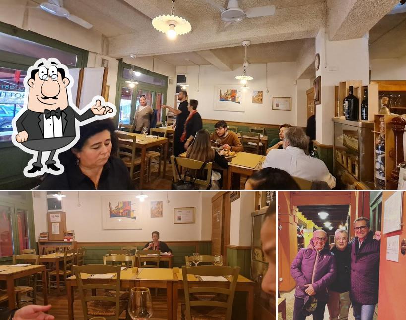 Dai un'occhiata agli interni di All'Osteria Bottega