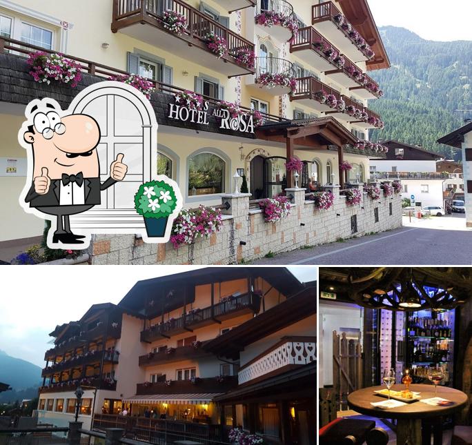 Questa è la foto che mostra la esterno e bancone da bar di Croce Bianca Leisure & Spa