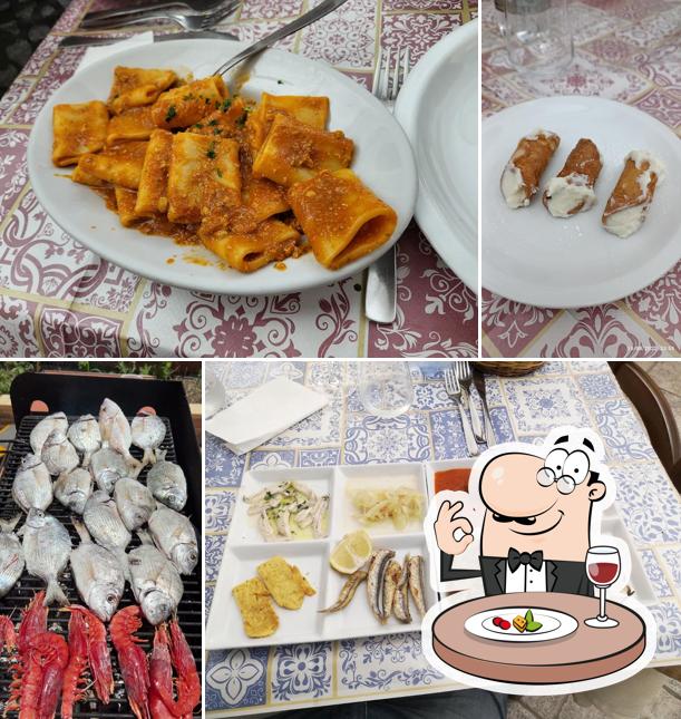 Platti al La Trattoria Vecchia Conza