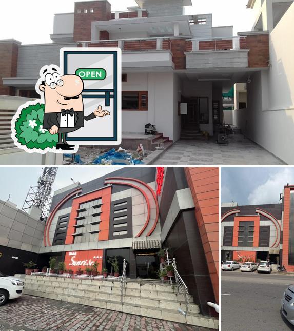 Take a look at the exterior of Motel Sunrise, Patiala