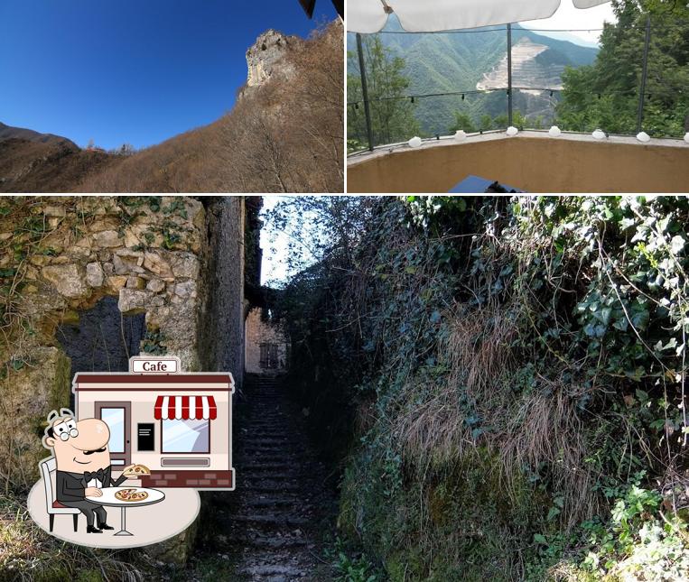 Puoi goderti l'aria fresca dal dehors di Osteria Piangrande
