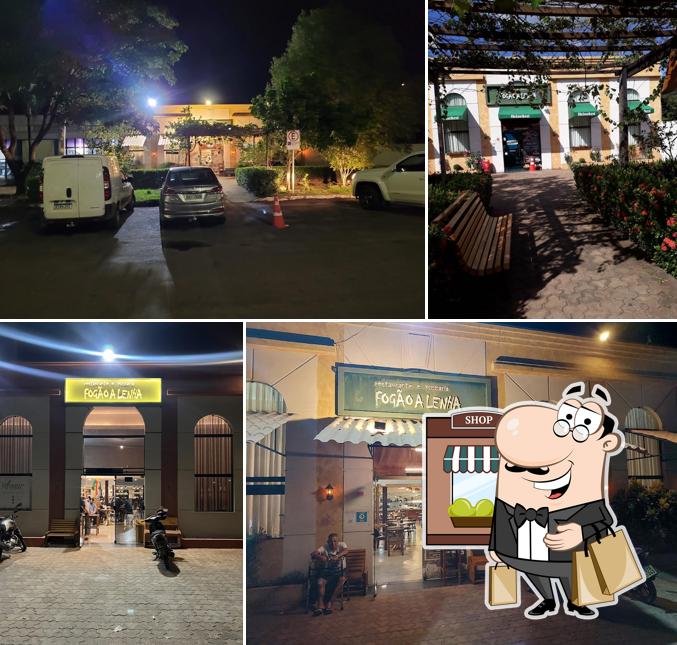 O exterior do Restaurante e Pizzaria Fogão a Lenha