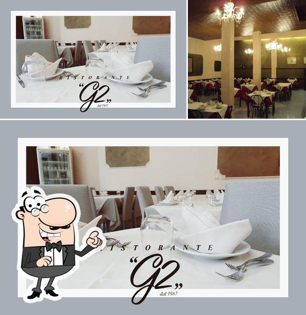 Gli interni di Ristorante G2 di Luigi Piombarolo