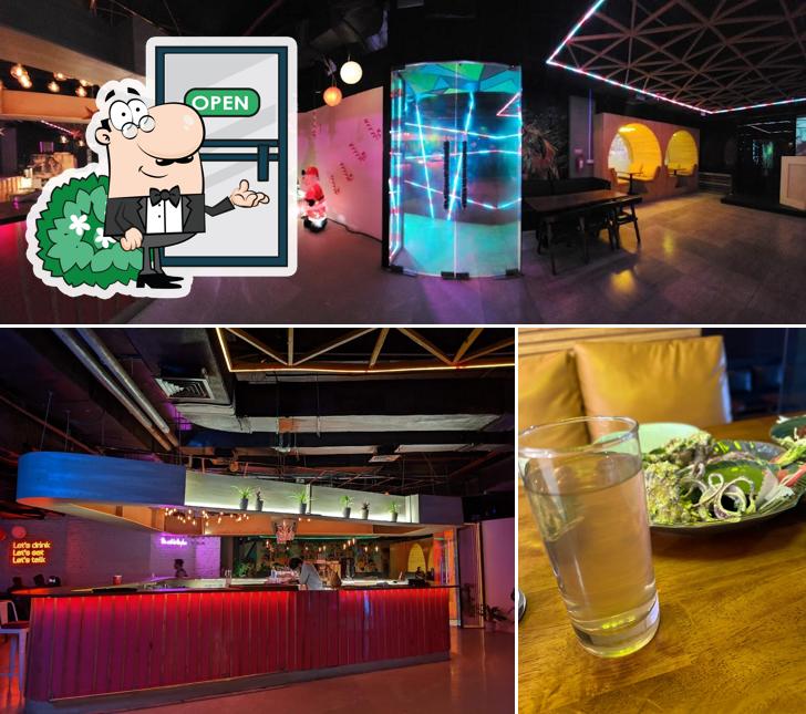 The image of Bako Yaar’s exterior and food