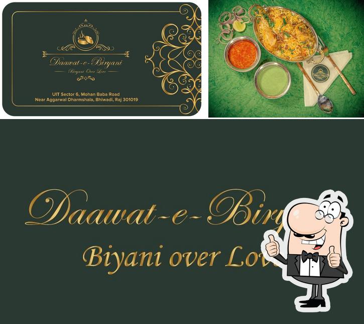 Here's a photo of Daawat-e-Biryani
