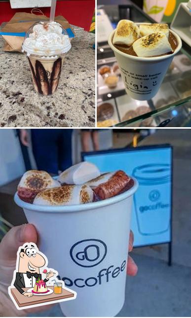 Go Coffee Beco Fino oferece uma escolha de sobremesas