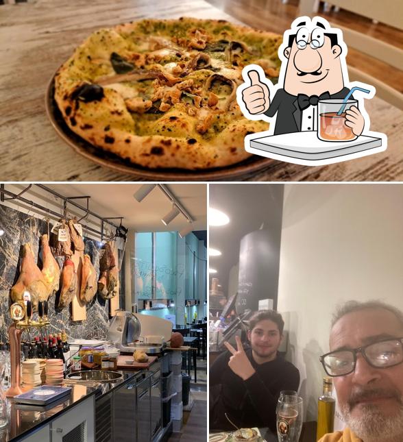 La Porta Del Gusto Pizzeria Spaghetteria Bisteccheria si caratterizza per la bevanda e cibo