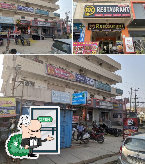 The exterior of Rk restaurant