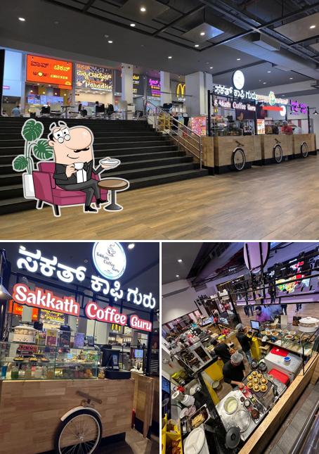 The image of Sakkath Coffee Guru’s interior and exterior