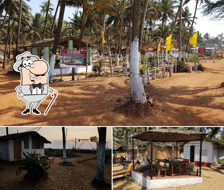 Check out how Sameer Beach Huts looks outside