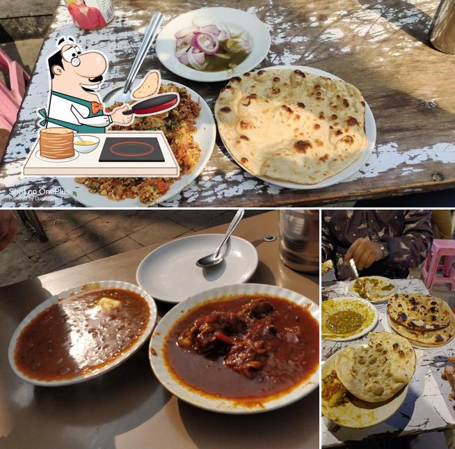 Pancakes at Sareen dhaba