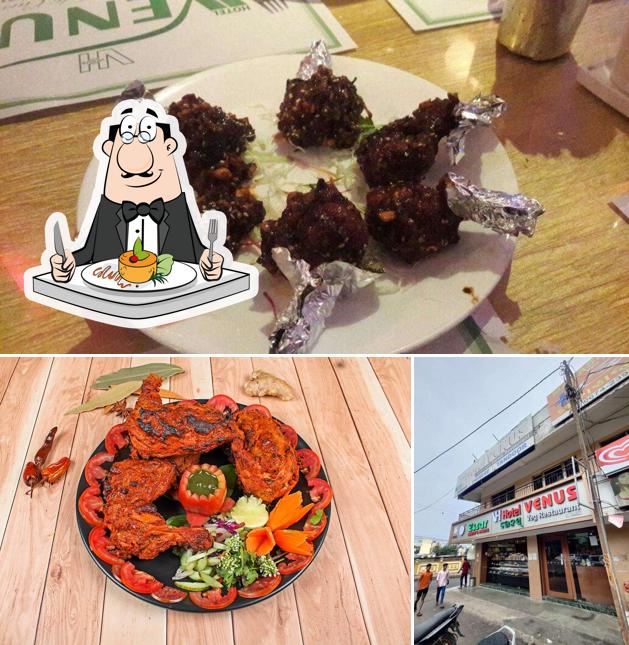 The restaurant's food and exterior