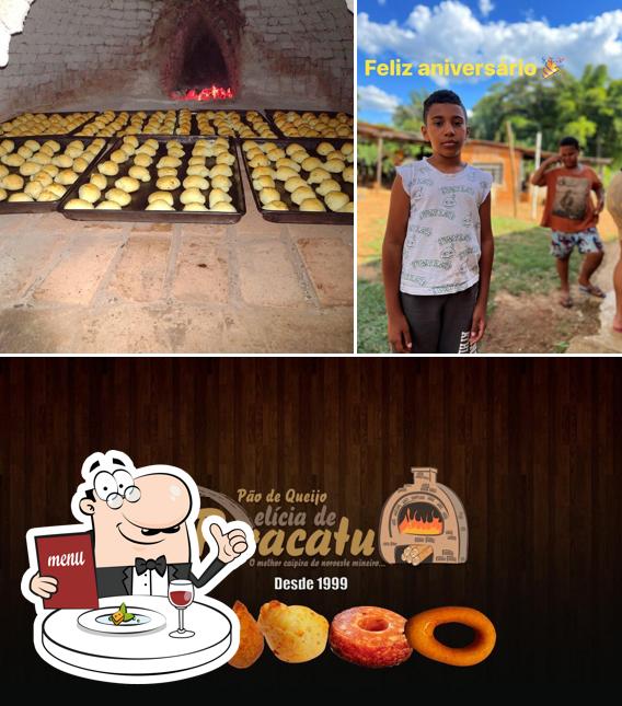 Esta é a ilustração ilustrando comida e exterior no Pão de Queijo Delícia de Paracatu