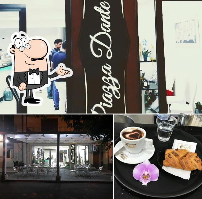 La interni e cibo del ristorante