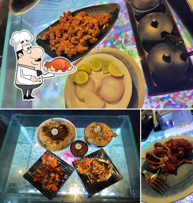 Peking duck at Food Pond Aquarium Restaurant