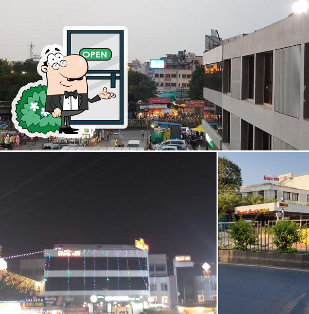 You can get some fresh air outside HOTEL GOLDEN VIEW