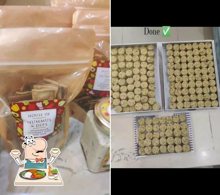 Food at House of Hummus N Dips