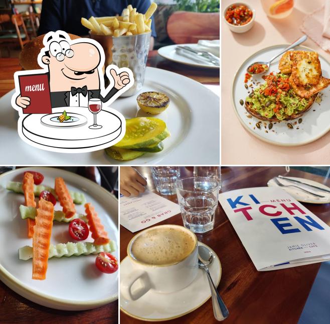 Food at Jamie Oliver Kitchen Cafe